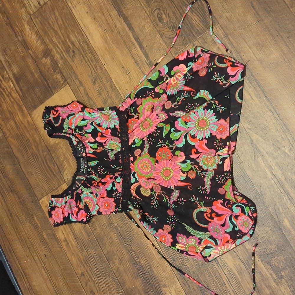 Self-esteem girls size Large babydoll top